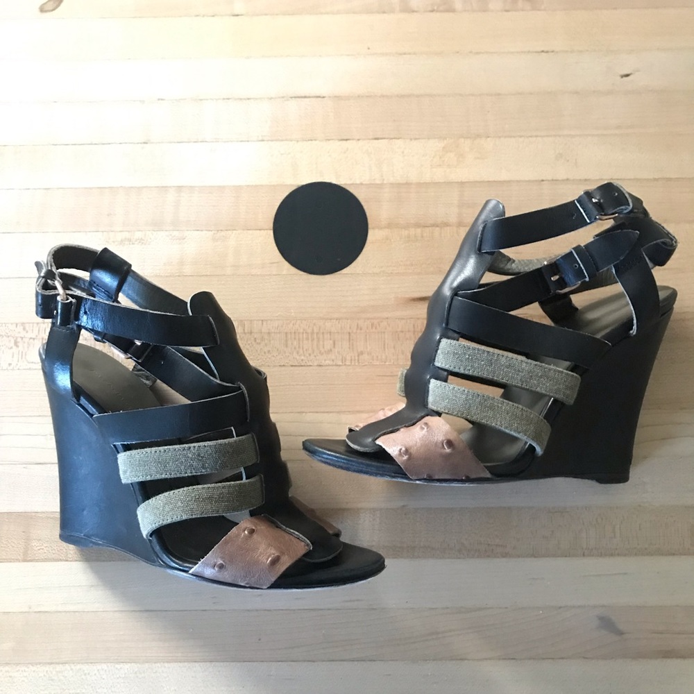 SOLD❌❌❌Authentic BALENCIAGA cage wedge heels 37